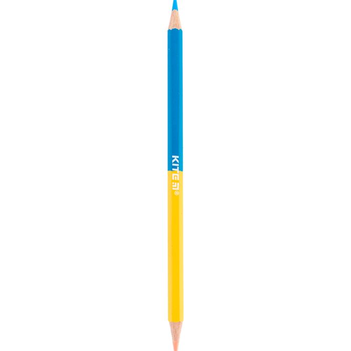 Олівці кольорові Kite Classic двосторонні, 12 кольорів (K-054) зображення 2