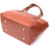 Сумка Vintage Из натуральной кожи Коричневая (22285) изображение 5