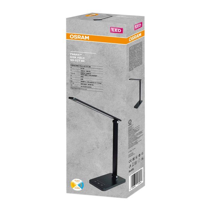 Настільна лампа LEDVANCE PANAN DISK F SQ 6.5W, 3CCT, DIM (4099854363887) зображення 2