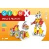 Конструктор Stem с болтами Build&Play 6 в 1 на 196 деталей (3858894673285) изображение 8
