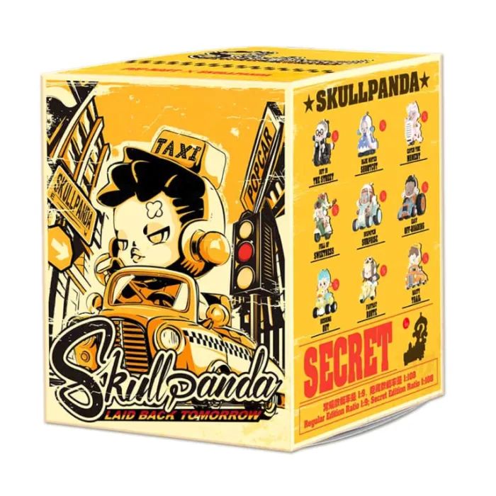 Фигурка Pop Mart сюрприз Laid Back Tomorrow Skullpanda (SPLD-01)