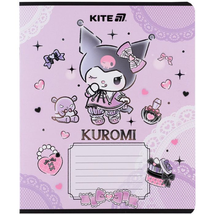 Зошит Kite Kuromi, 18 аркушів, лінія (HK25-237-1) зображення 3