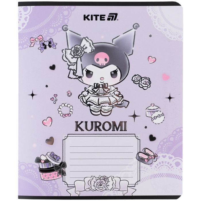 Зошит Kite Kuromi, 18 аркушів, лінія (HK25-237-1) зображення 4