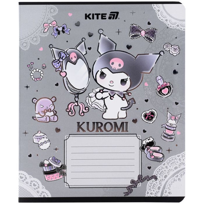 Зошит Kite Kuromi, 18 аркушів, лінія (HK25-237-1) зображення 6