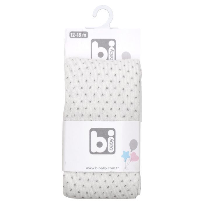 Колготки детские Bibaby в точечку (68122-86-white)