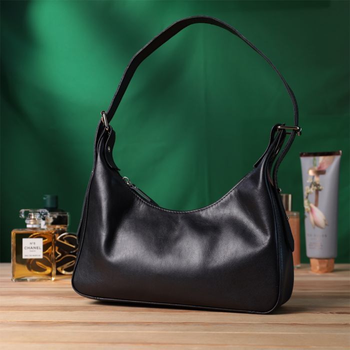 Сумка Shvigel З натуральної шкіри Чорна (22834) зображення 10