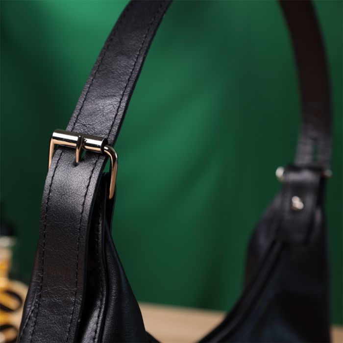 Сумка Shvigel З натуральної шкіри Чорна (22834) зображення 11