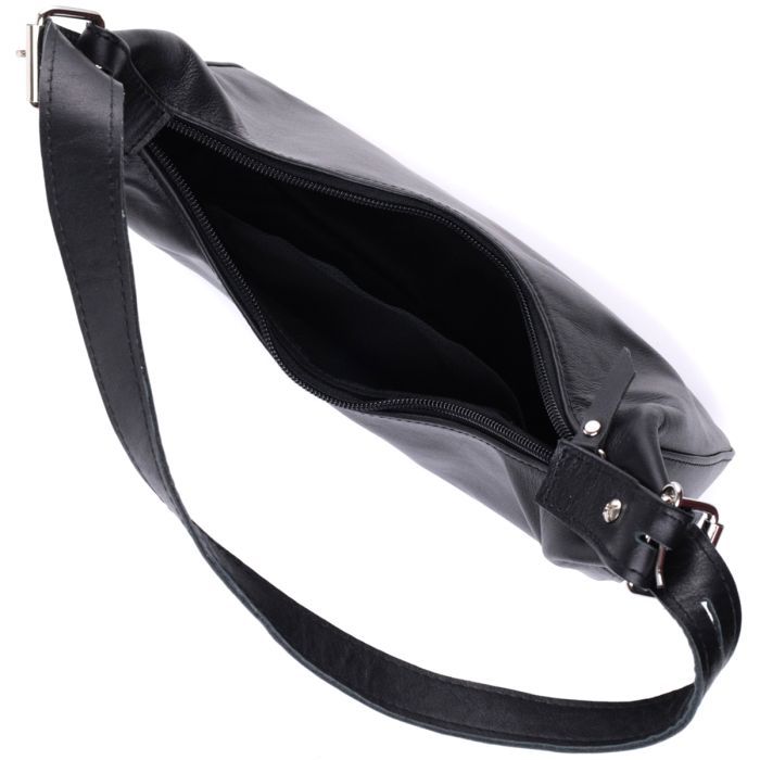 Сумка Shvigel З натуральної шкіри Чорна (22834) зображення 7