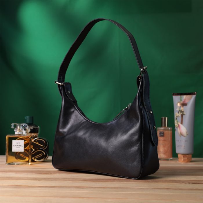 Сумка Shvigel З натуральної шкіри Чорна (22834) зображення 9