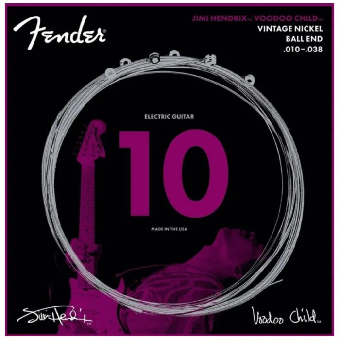 Струны для гитары Fender Jimi Hendrix Voodoo Child 10-38 Electric Guitar Strings (236921)