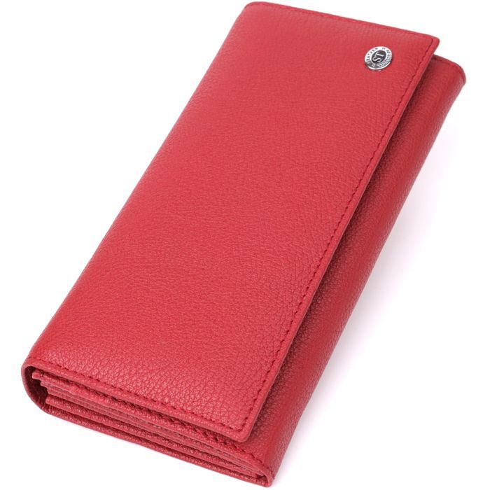 Кошелек ST Leather Из натуральной кожи Красный (23096)
