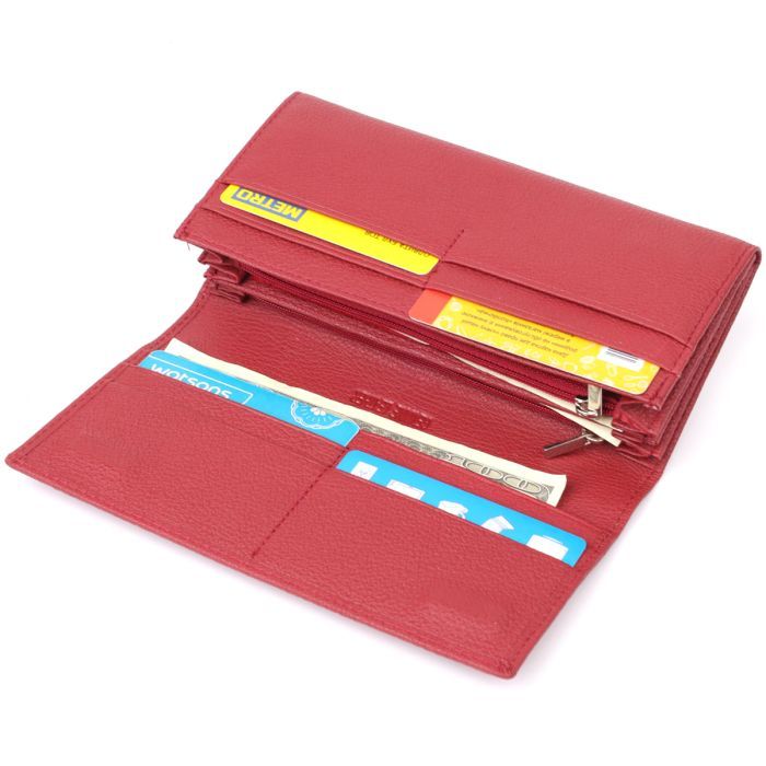 Кошелек ST Leather Из натуральной кожи Красный (23096) изображение 7