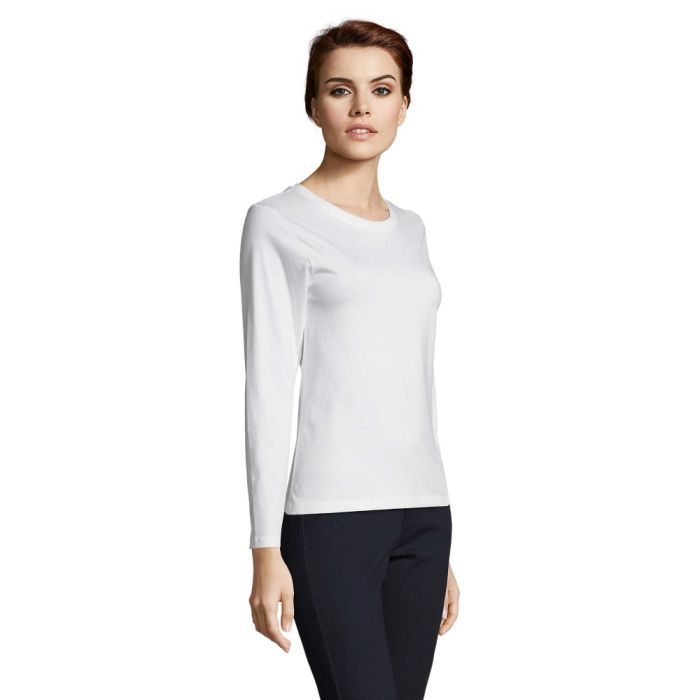 Лонгслив Sol's Imperial LSL women білий M (02075102M) изображение 2