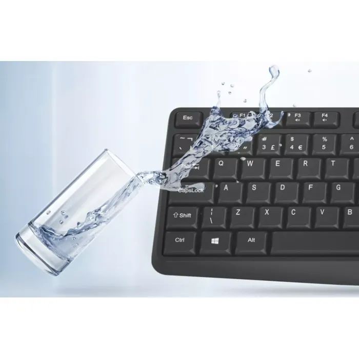 Клавиатура Canyon KB-W01 Water resistant Wireless UA Black (CNE-CKEYW01) изображение 6
