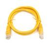 Патч-корд 0.5м, UTP, cat.5e, CU, 24AWG, yellow Kingda (KD-PAUT3050YL)