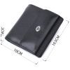 Портмоне ST Leather З натуральної шкіри Чорне (22724) зображення 3