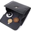 Портмоне ST Leather З натуральної шкіри Чорне (22724) зображення 5