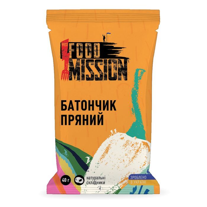 Батончик Food Mission Пряный 40 г (fm.30184)