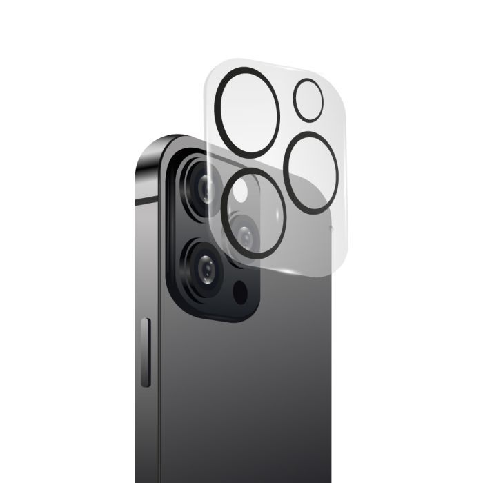 Стекло защитное Intaleo Camera Lens Apple Iphone 14 Pro/14 Pro Max Black (1283126576836) изображение 2