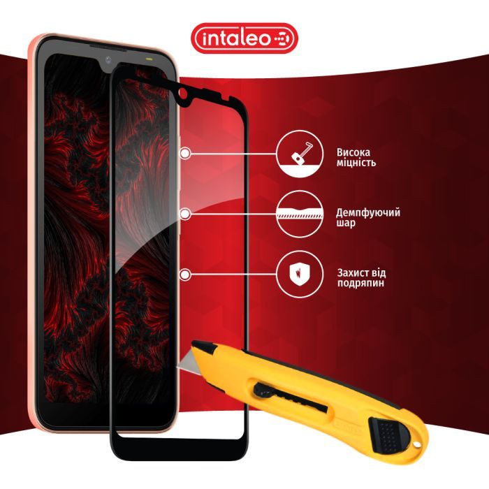 Скло захисне Intaleo Full Glue Tecno Pop 5 Go Black (1283126573378) зображення 5