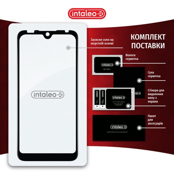 Скло захисне Intaleo Full Glue Tecno Pop 5 Go Black (1283126573378) зображення 8