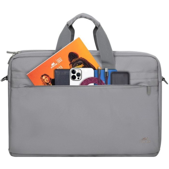 Сумка для ноутбука RivaCase 15.6" 8235 Ulsan Grey (8235Grey) изображение 3