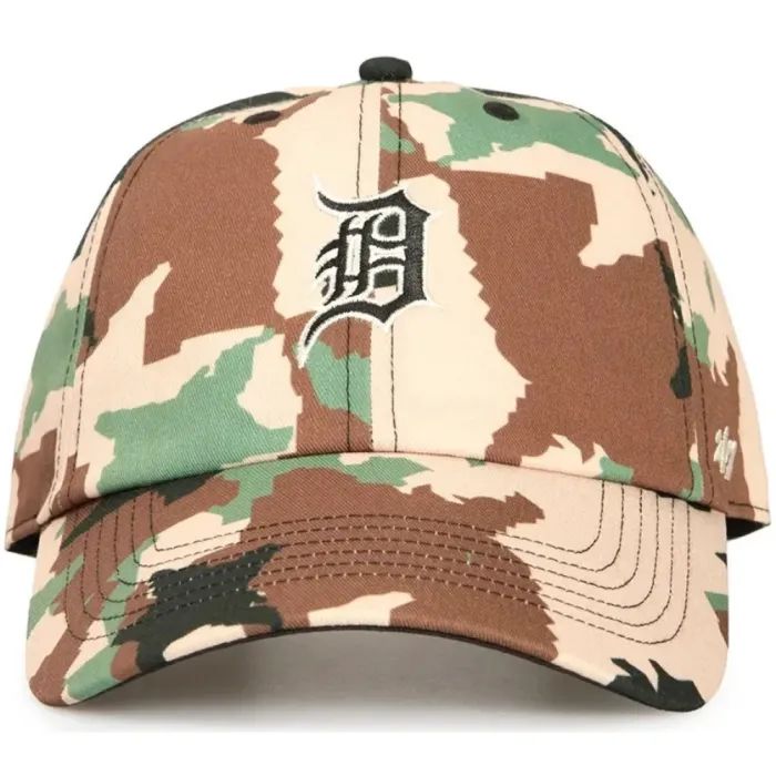 Кепка 47 Brand Detroit Tigers Digital Star DGTCU09PTS-BW Коричнева з бежевим та зеленим (198304146330) зображення 3
