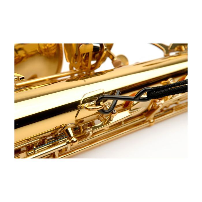 Ремень для духовых инструментов D'Addario Saxophone Fabric Neck Strap Alto/Soprano (Black) (SJA11) изображение 3