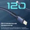 Дата кабель USB-C to Lightning 1.2m 27W PD FletchLink-CI blue Promate (fletchlink-ci.blue) зображення 3