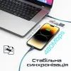 Дата кабель USB-C to Lightning 1.2m 27W PD FletchLink-CI blue Promate (fletchlink-ci.blue) зображення 5