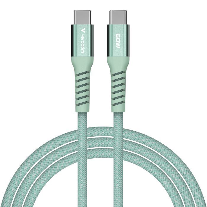 Дата кабель USB-C to USB-C 1.2m Magnetic 60W blue Verbatim (31852) зображення 2