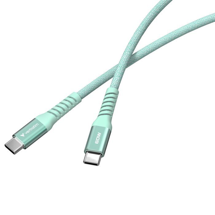 Дата кабель USB-C to USB-C 1.2m Magnetic 60W blue Verbatim (31852) зображення 3