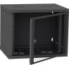 Шафа настінна Ipcom 12U 19" 600x600 RAL9005 (СН-12U-06-06-ДС-1) зображення 2