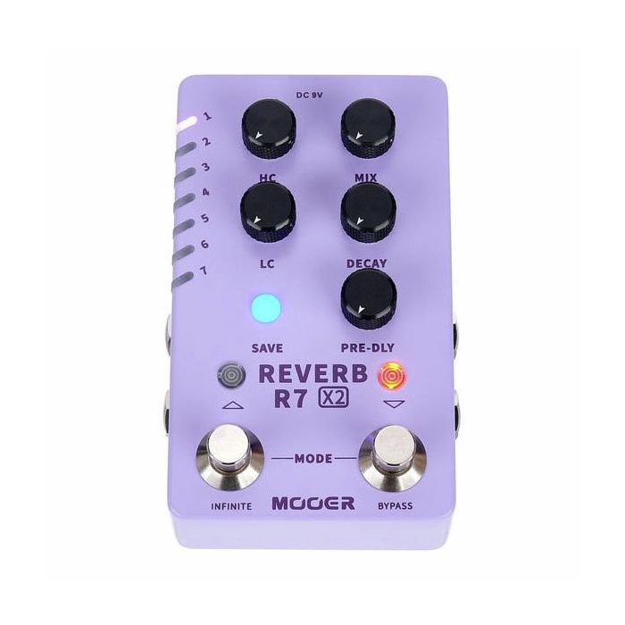 Педаль ефектів Mooer R7 X2 Reverb зображення 10