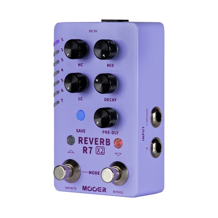 Педаль ефектів Mooer R7 X2 Reverb зображення 4