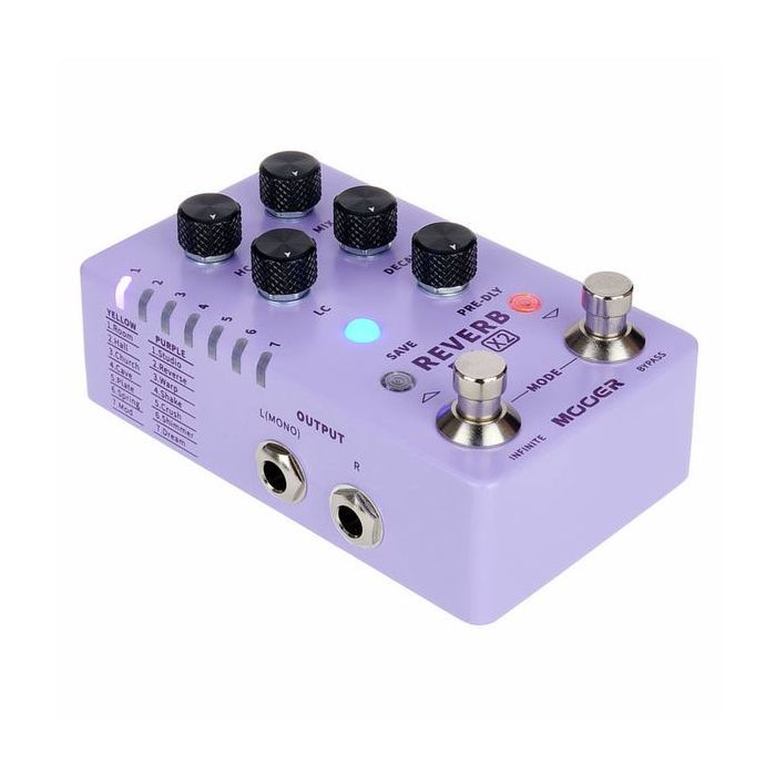 Педаль ефектів Mooer R7 X2 Reverb зображення 8