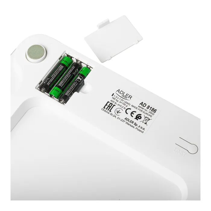 Весы напольные Adler AD 8186 white (AD8186W) изображение 2