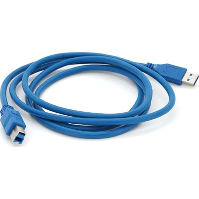 Кабель для принтера USB 3.0 AM/BM 1.8m blue Voltronic (YT-3.0AM\BM-1.8BL)
