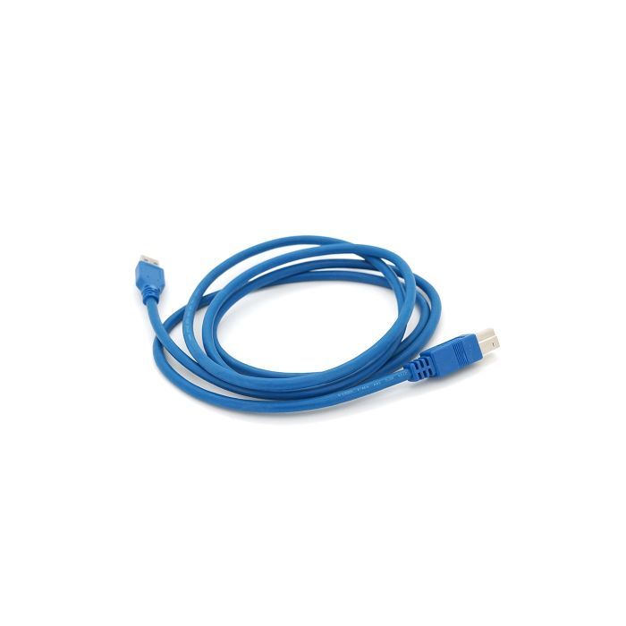 Кабель для принтера USB 3.0 AM/BM 1.8m blue Voltronic (YT-3.0AM\BM-1.8BL) изображение 2