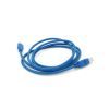 Кабель для принтера USB 3.0 AM/BM 1.8m blue Voltronic (YT-3.0AM\BM-1.8BL) изображение 2