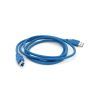 Кабель для принтера USB 3.0 AM/BM 1.8m blue Voltronic (YT-3.0AM\BM-1.8BL)