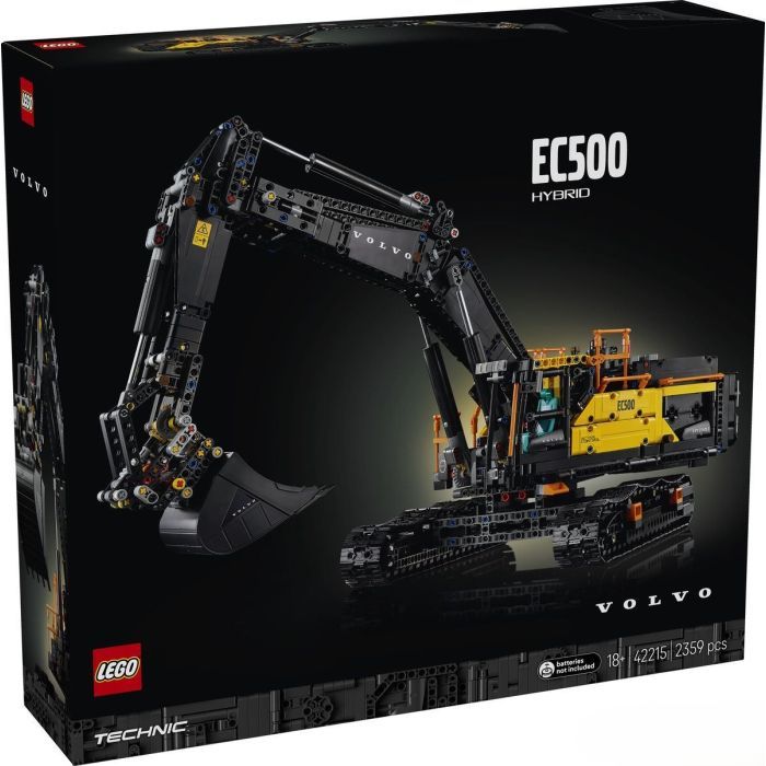 Конструктор LEGO Technic Экскаватор Volvo EC500 Hybrid (42215)