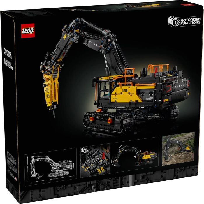 Конструктор LEGO Technic Экскаватор Volvo EC500 Hybrid (42215) изображение 6