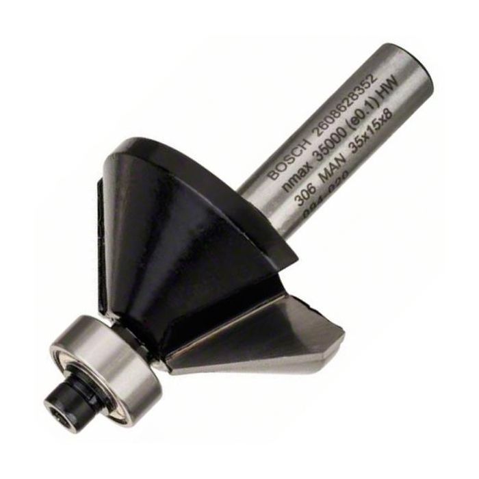Фреза Bosch Professional фасонна, Std, S8, D11, L15 45° (2.608.628.352)