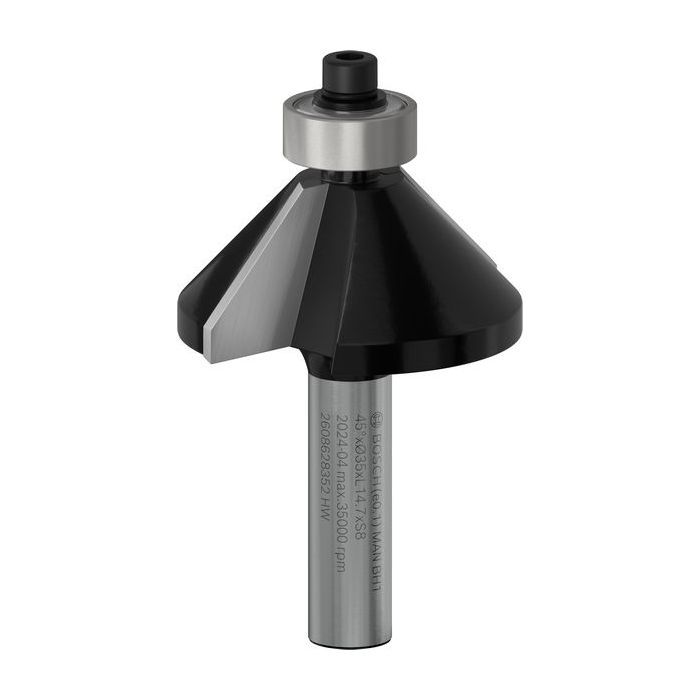 Фреза Bosch Professional фасонна, Std, S8, D11, L15 45° (2.608.628.352)