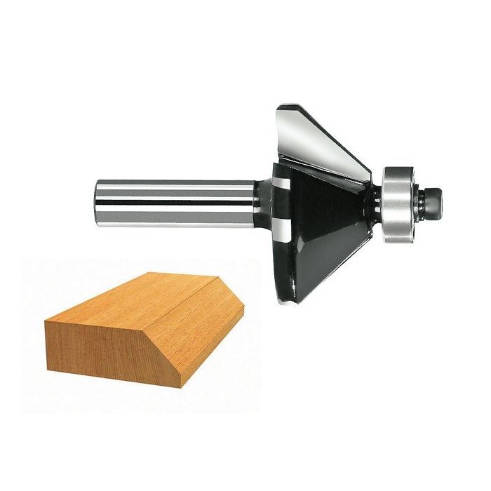 Фреза Bosch Professional фасонна, Std, S8, D11, L15 45° (2.608.628.352) зображення 5
