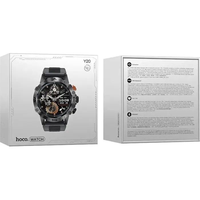 Смарт-часы HOCO Y20 Smart sports watch(call version) Silver (6942007619417) изображение 4