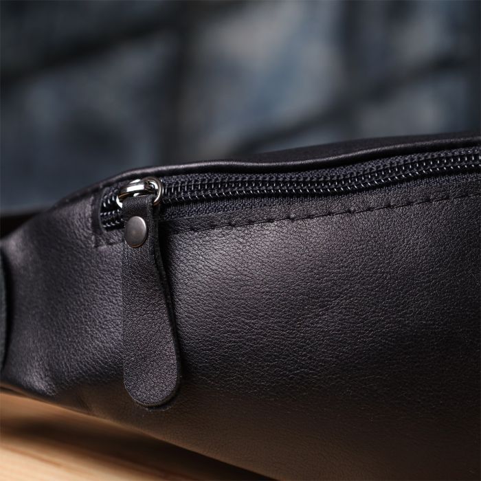 Сумка Shvigel З натуральної шкіри Чорна (23134) зображення 11