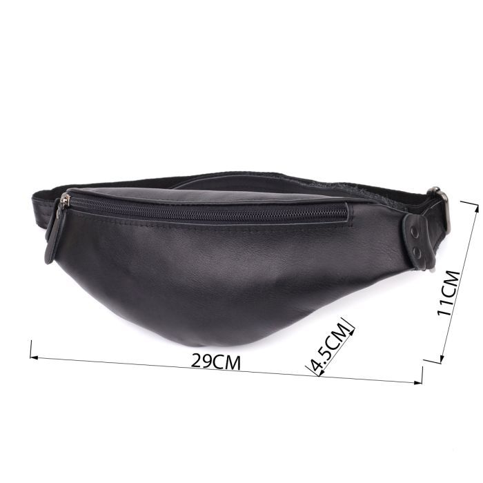 Сумка Shvigel З натуральної шкіри Чорна (23134) зображення 3