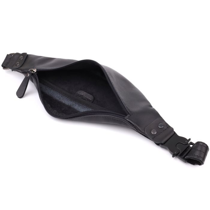 Сумка Shvigel З натуральної шкіри Чорна (23134) зображення 7